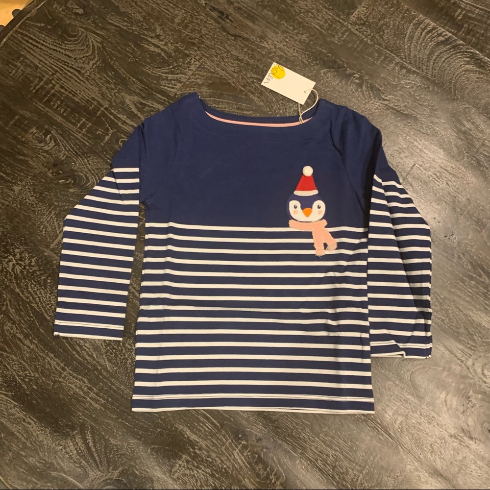 Mini Boden Festive Appliqué Breton